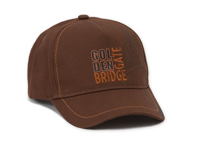 Baseball Cap - Golden Gate Bridge - Brown